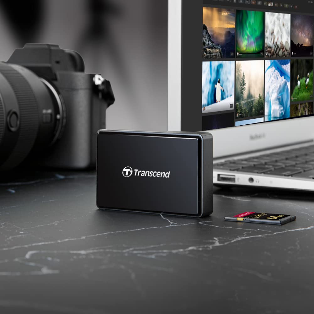 Transcend TS-RDF9K2 UHS-II USB 3.1 Gen 1 High-Speed Performance Memory Cards Multi Card Reader. Transcend TS-RDF9K2 UHS-II USB 3.1 Gen 1 High-Speed Performance Memory Cards Multi Card Reader.